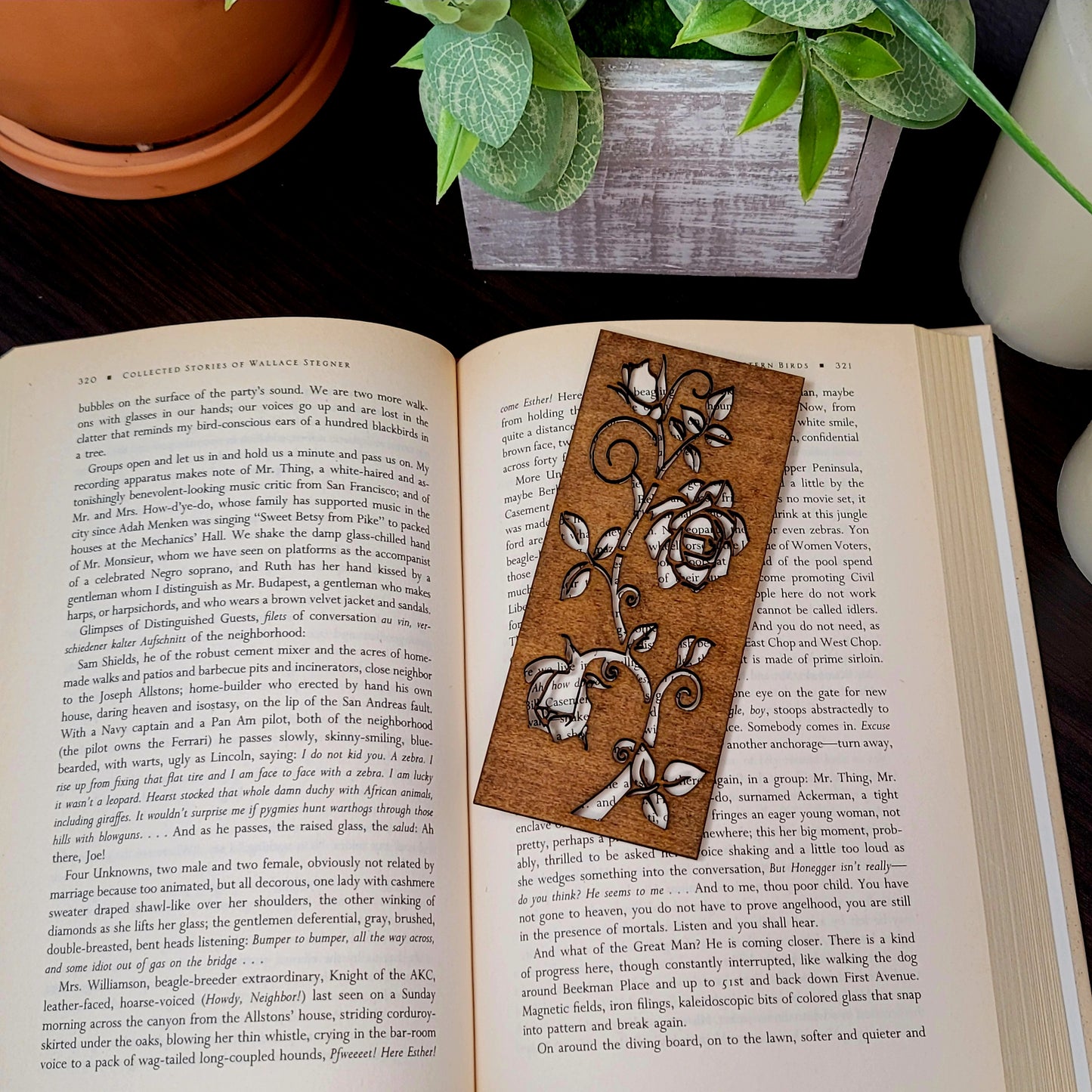 Rose Vine Bookmark